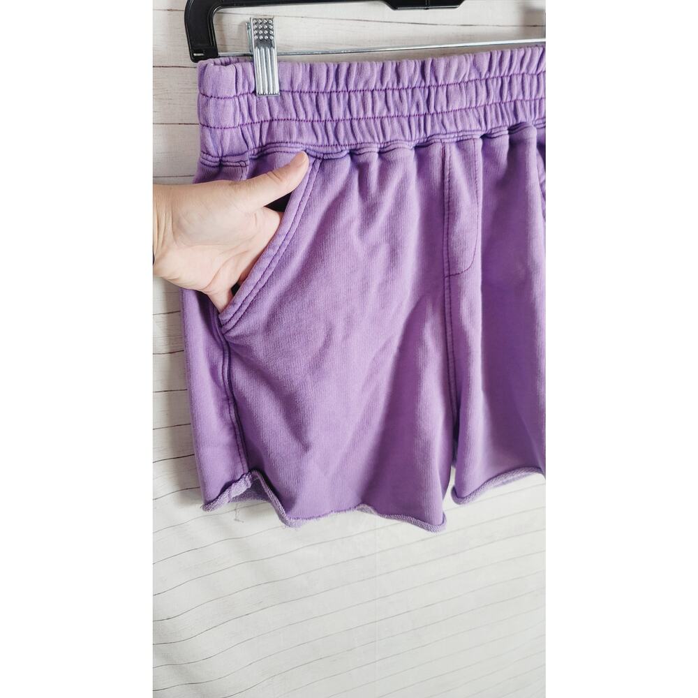Free People / FP Movement All Star Solid Shorts in Washed Super Berry, sz Medium - Picture 5 of 12